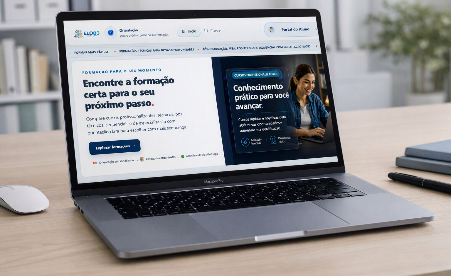ELO83 Educação — Plataforma e Matrícula